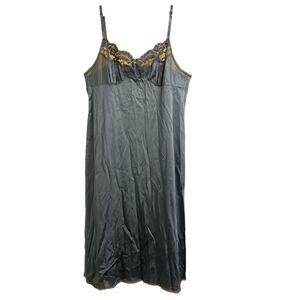 Vassarette Vintage Black Slip Lingerie Dress Style 10105 size 38